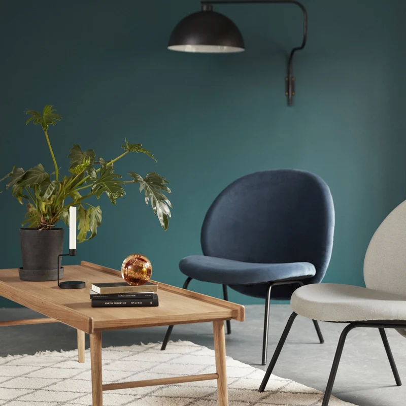Table basse rectangulaire en bois naturel 137x41cm - Hübsch
