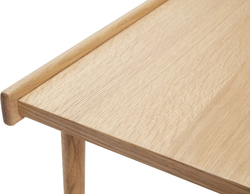 Table basse rectangulaire en bois naturel 137x41cm - Hübsch