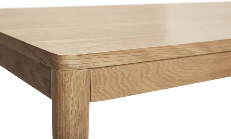 Table à manger rectangle en bois naturel 140 x 80 cm - Hübsch