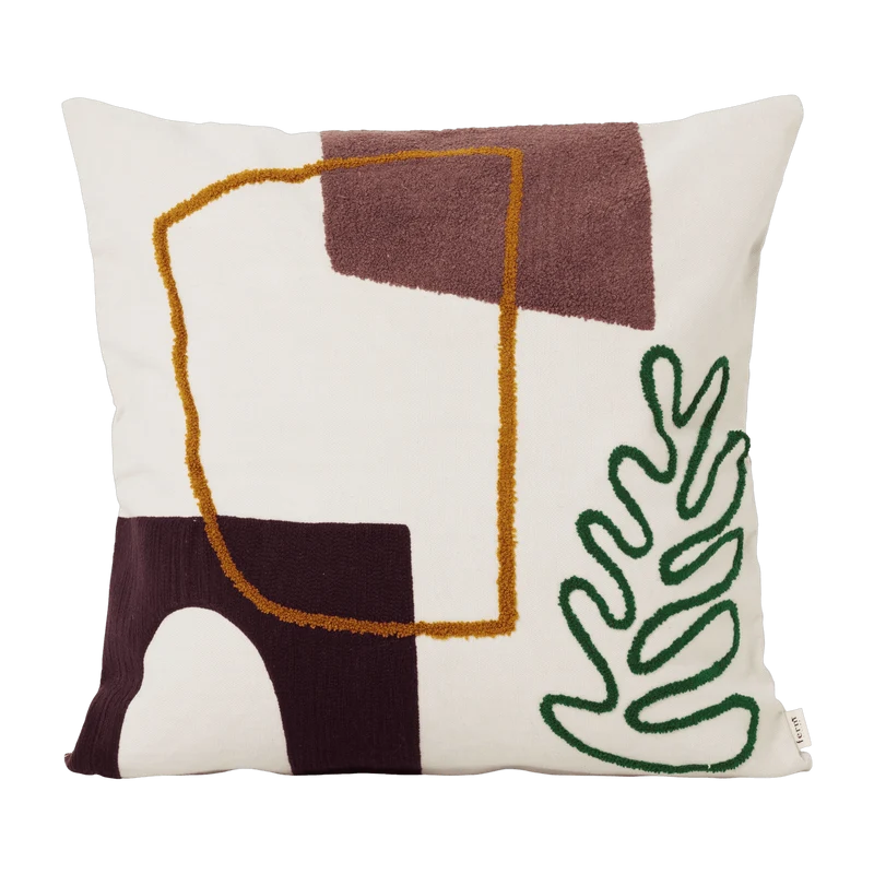 Coussin en coton blanc Mirage - Ferm Living