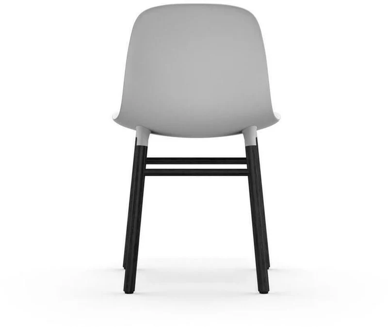Chaise en bois noir et pp blanc Form - Normann Copenhagen