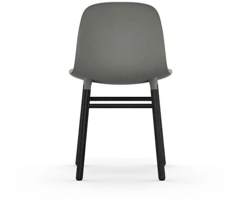 Chaise en bois noir et pp gris Form - Normann Copenhagen