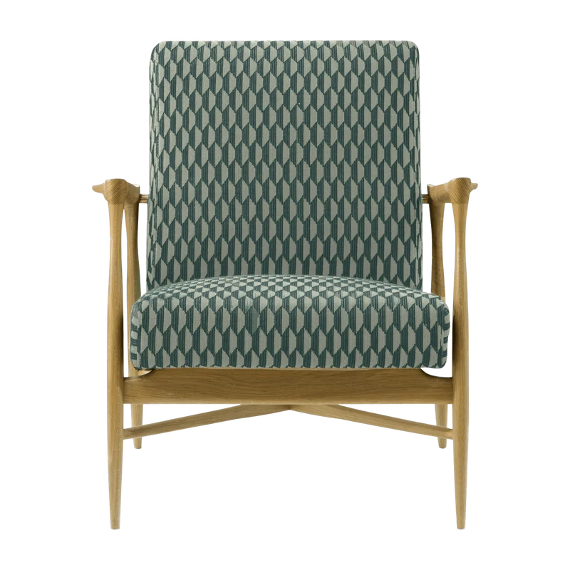 Fauteuil en velours Bakou Céladon Floating - RED Edition