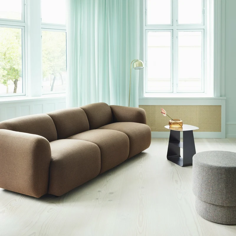 Table d'appoint en acier marron S Stay noirbrown - Normann Copenhagen