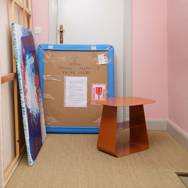Table d'appoint en acier marron S Stay noirbrown - Normann Copenhagen