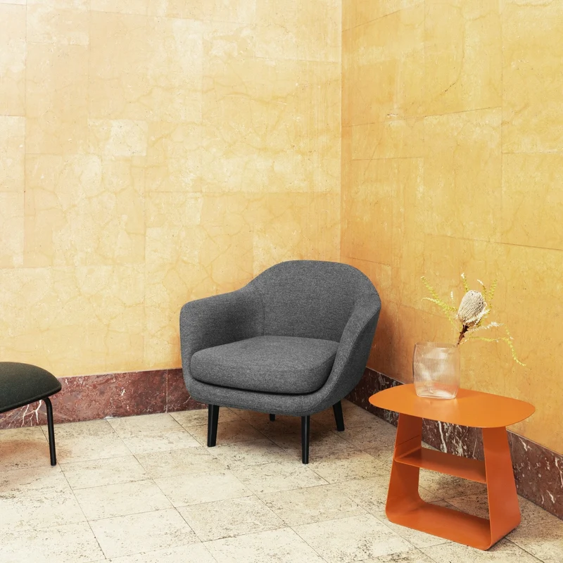 Table d'appoint en acier marron S Stay noirbrown - Normann Copenhagen