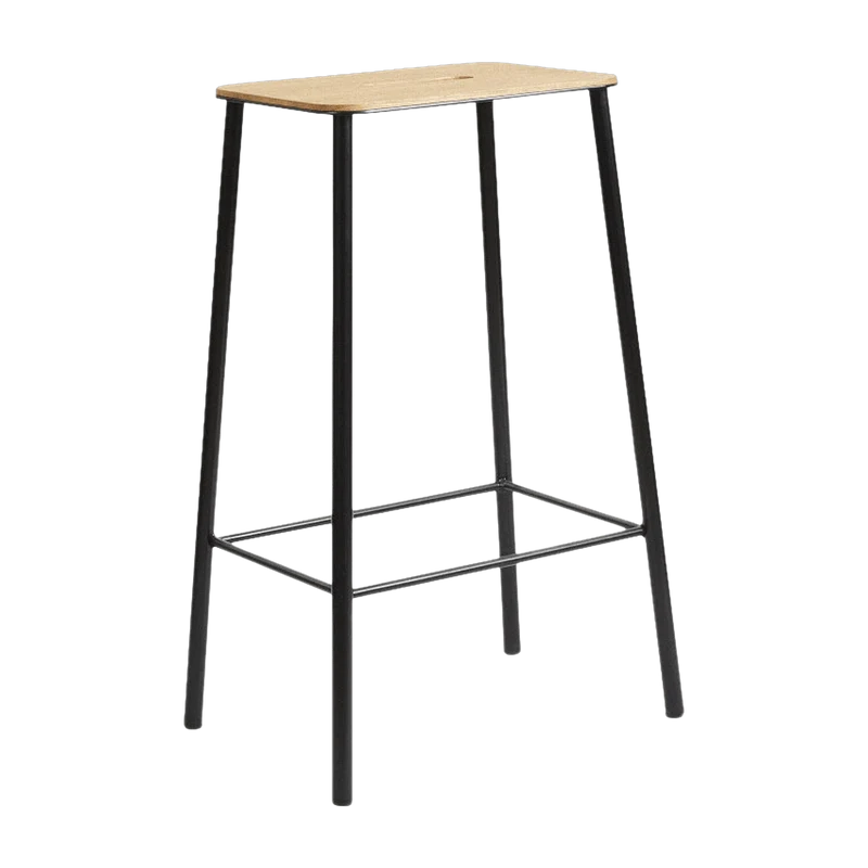 Tabouret noir 65 cm Adam - Frama
