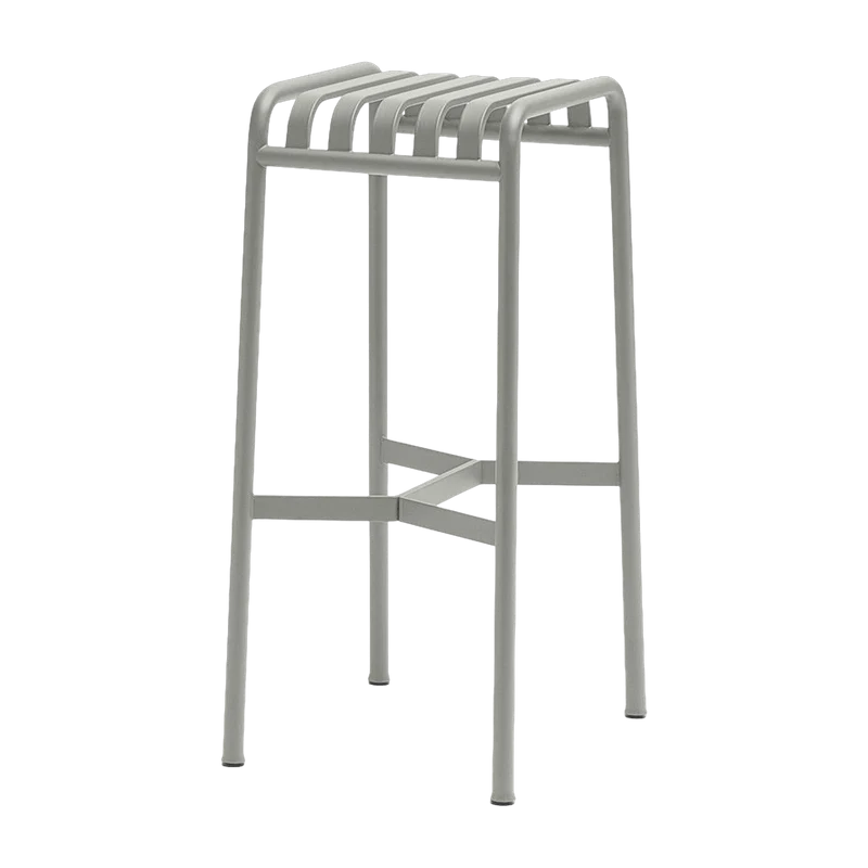 Tabouret de bar en métal gris Palissade - HAY