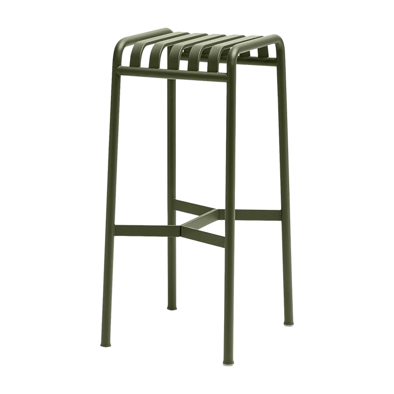 Tabouret de bar en métal olive Palissade - HAY