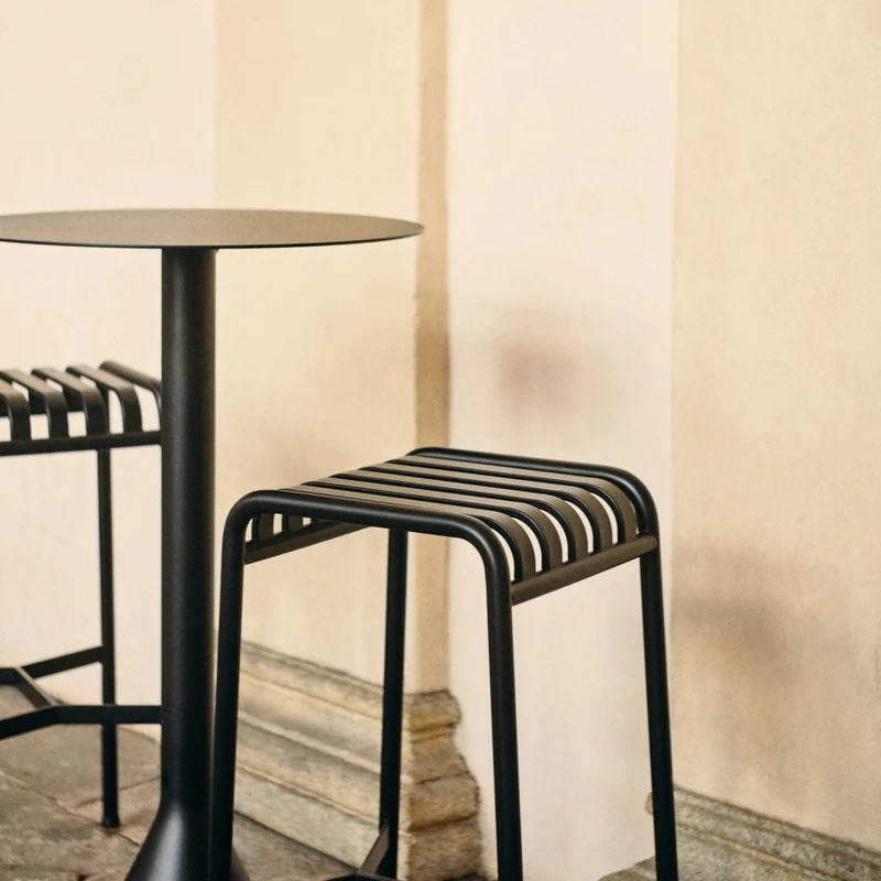 Tabouret de bar en métal olive Palissade - HAY