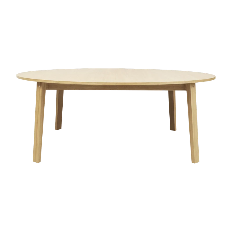 Table à manger ronde en chêne naturel 200 cm Slice Oak - Normann Copenhagen