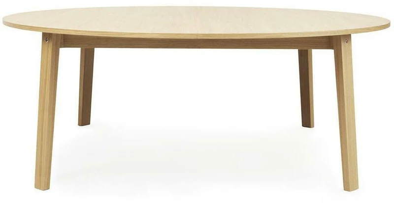 Table à manger ronde en chêne naturel 200 cm Slice Oak - Normann Copenhagen