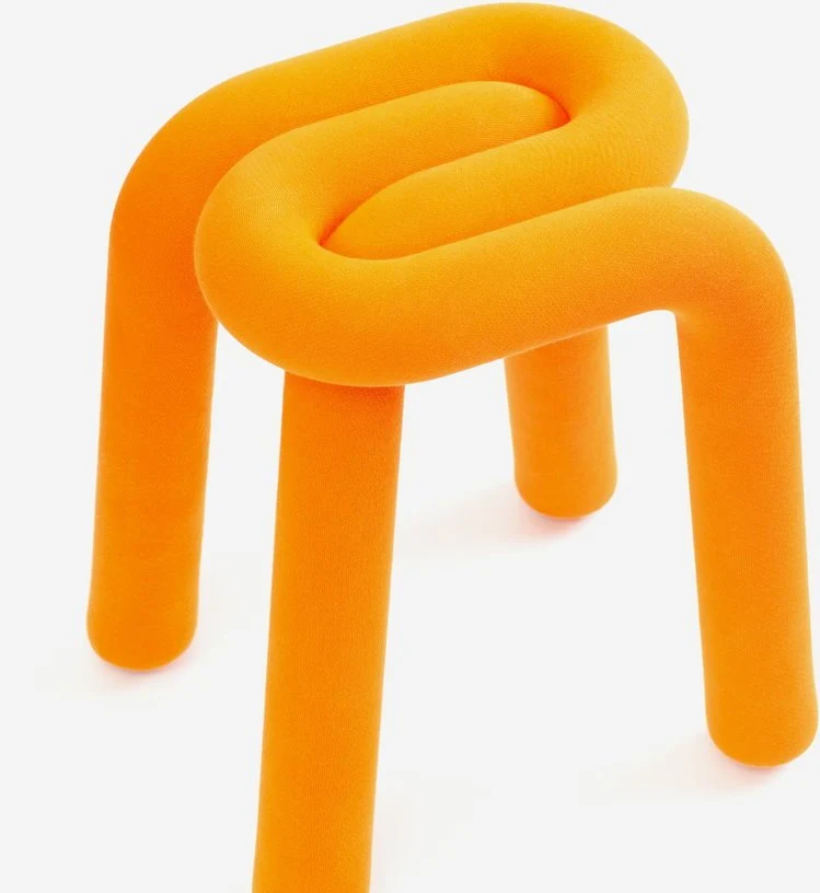 Tabouret orange Bold - Moustache