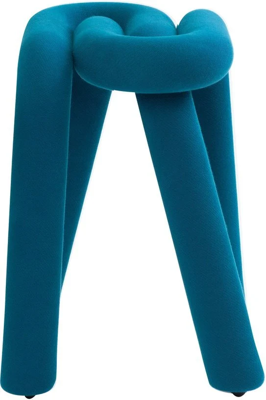 Tabouret bleu canard Bold - Moustache