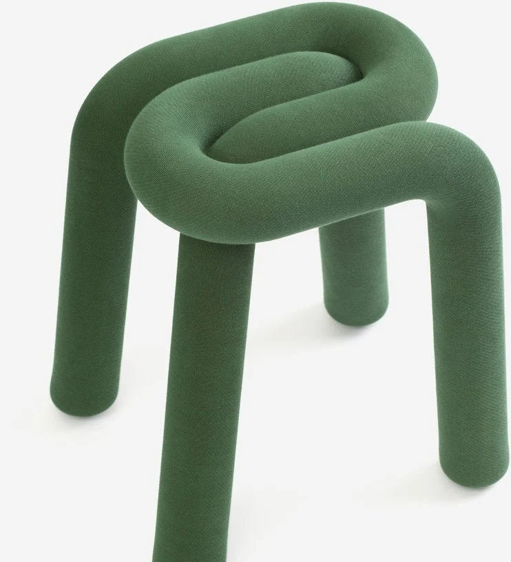Tabouret vert foret Bold - Moustache