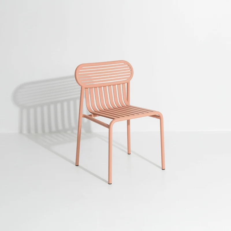 Chaise de jardin rose blush Week-End - Petite Friture