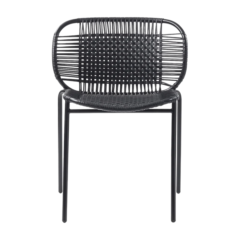 Chaise en acier noir Cielo - Ames