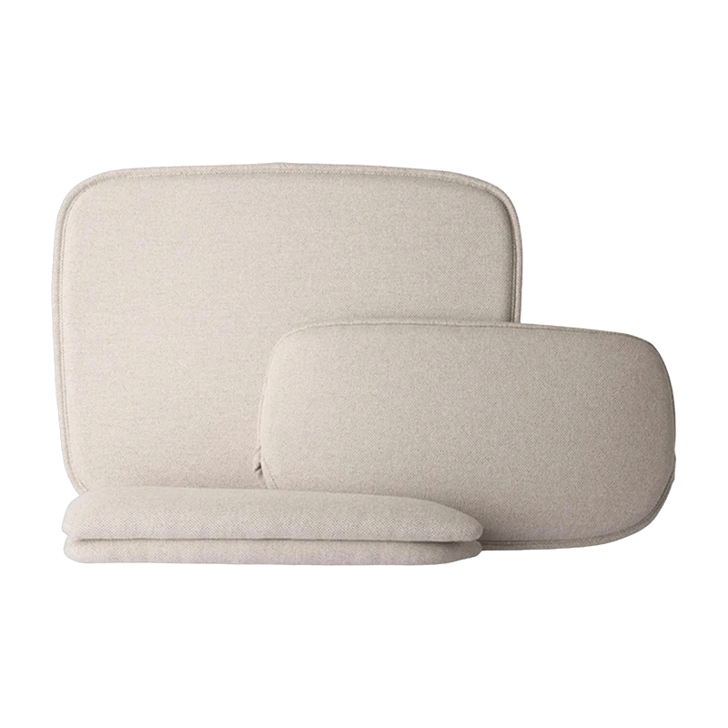 Coussins écrus pour chaise avec accoudoirs Wire - HKliving