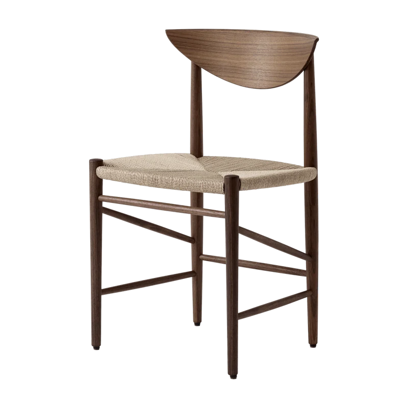 Chaise en bois marron HM3 Drawn - &tradition
