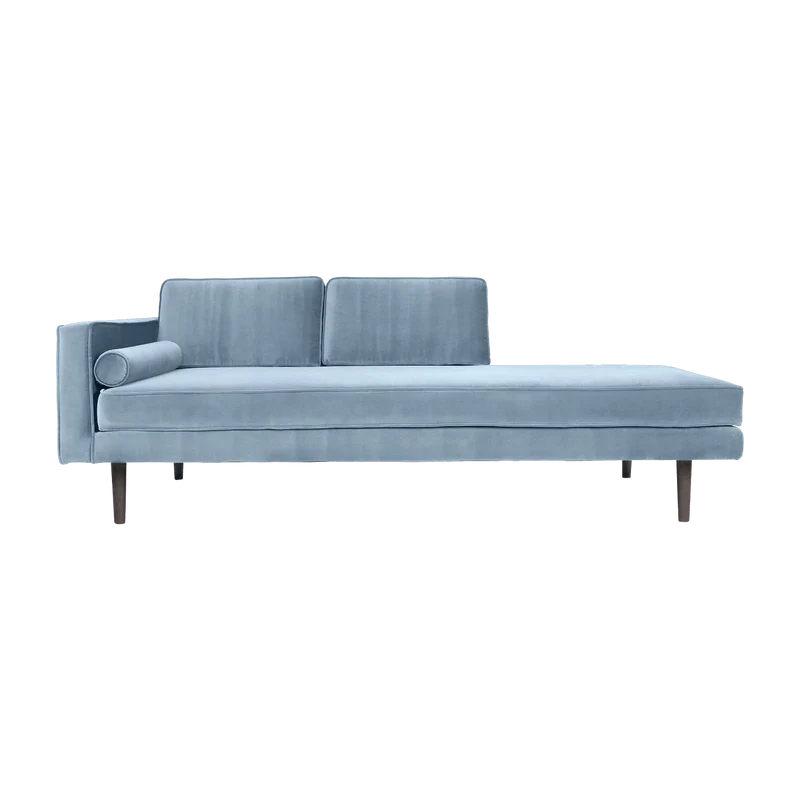 Divan en velours bleu pastel Wind - Broste Copenhagen