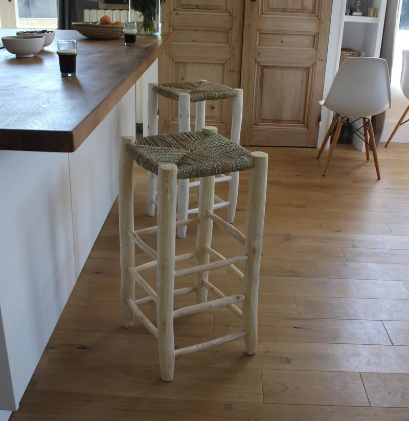 Tabouret de bar en bois 35x70cm - Cosydar