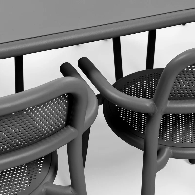 Table de jardin rectangulaire anthracite Toni Tablo - Fatboy