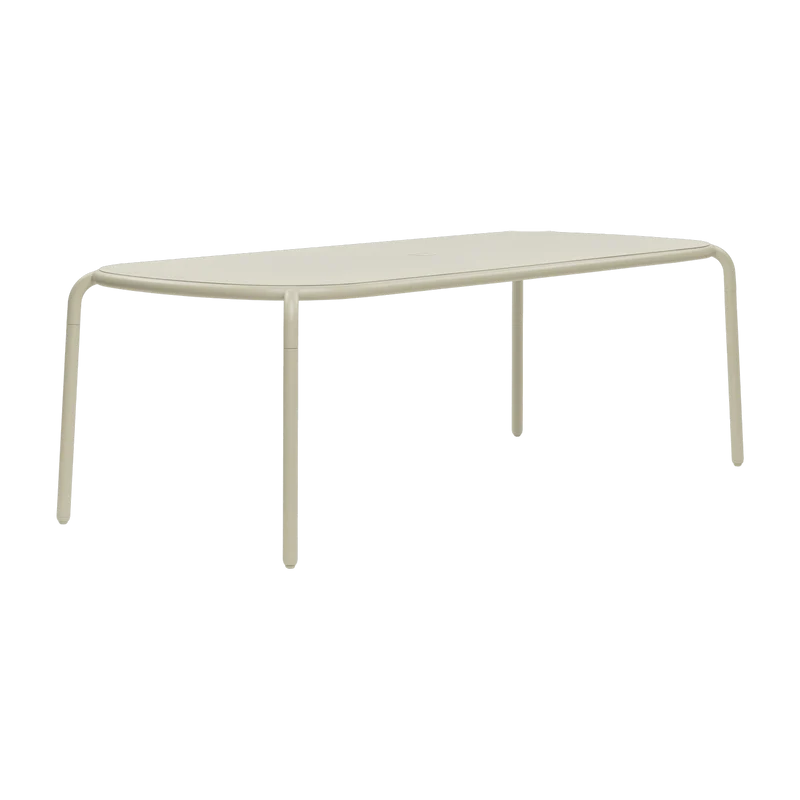 Table de jardin rectangulaire beige Toni Tablo - Fatboy
