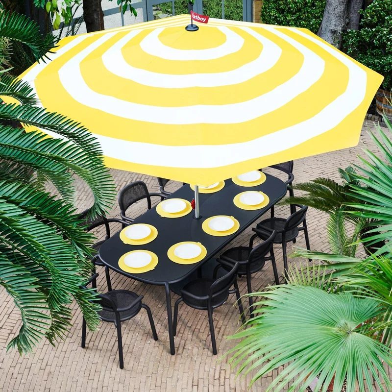 Table de jardin rectangulaire beige Toni Tablo - Fatboy