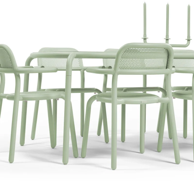 Table de jardin rectangulaire verte Toni Tablo - Fatboy