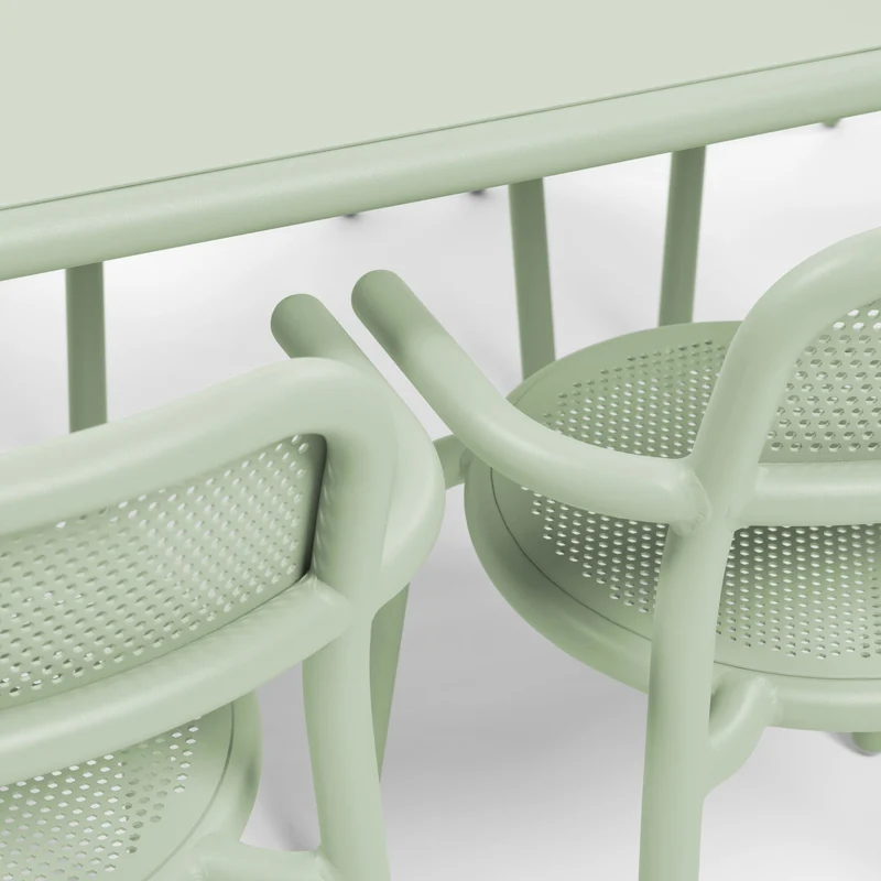 Table de jardin rectangulaire verte Toni Tablo - Fatboy