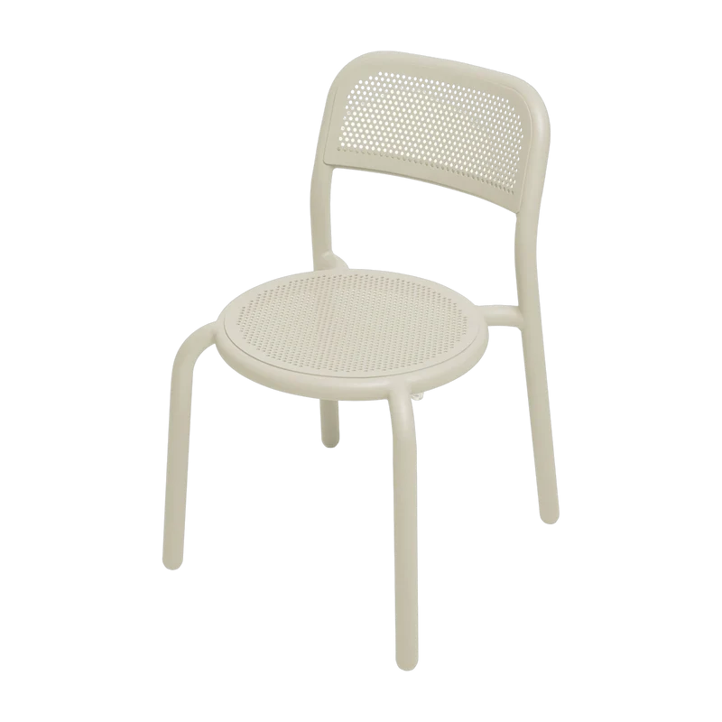 Chaise de jardin en aluminium beige Toni - Fatboy