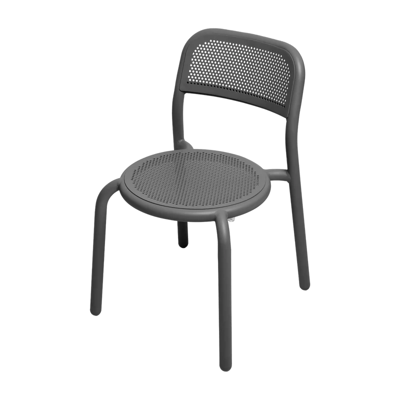 4 Chaises anthracites Toni - Fatboy