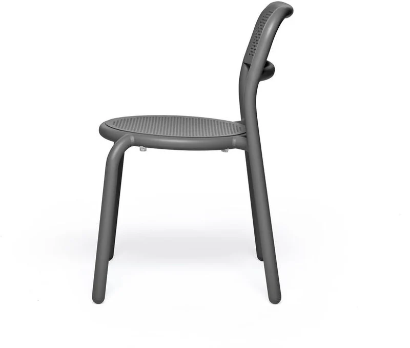 4 Chaises anthracites Toni - Fatboy
