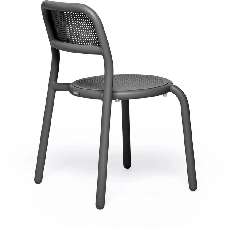 4 Chaises anthracites Toni - Fatboy