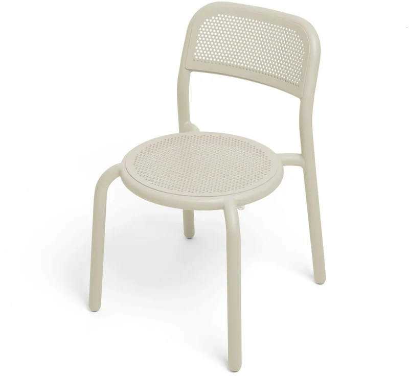 Set de 4 chaises beiges Toni - Fatboy