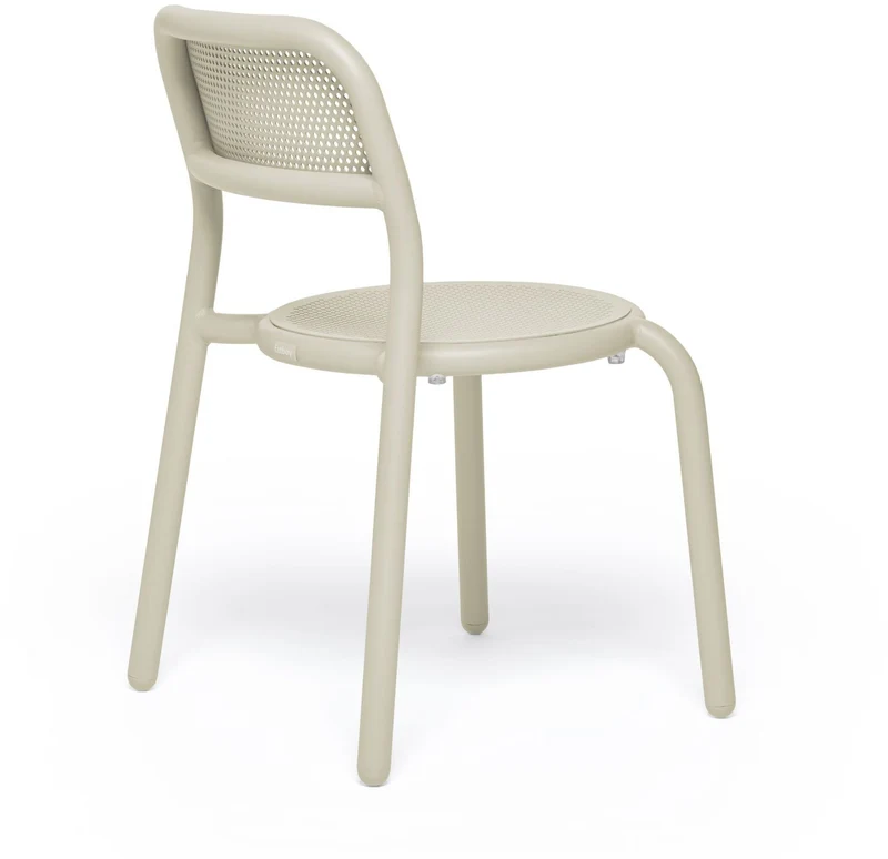 Set de 4 chaises beiges Toni - Fatboy