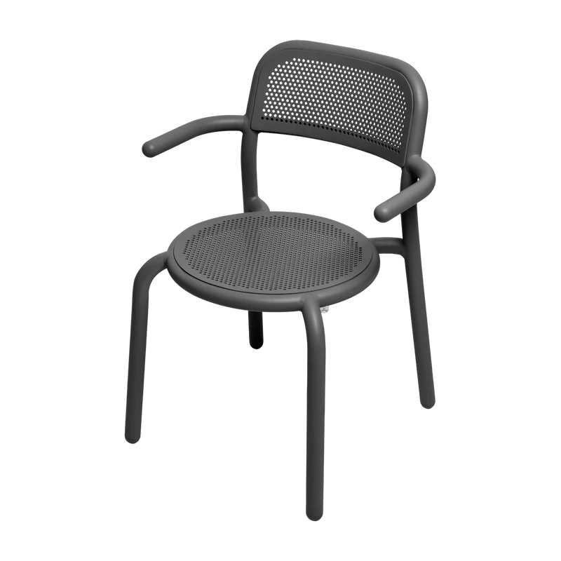 Set de 4 fauteuils anthracites Toni - Fatboy