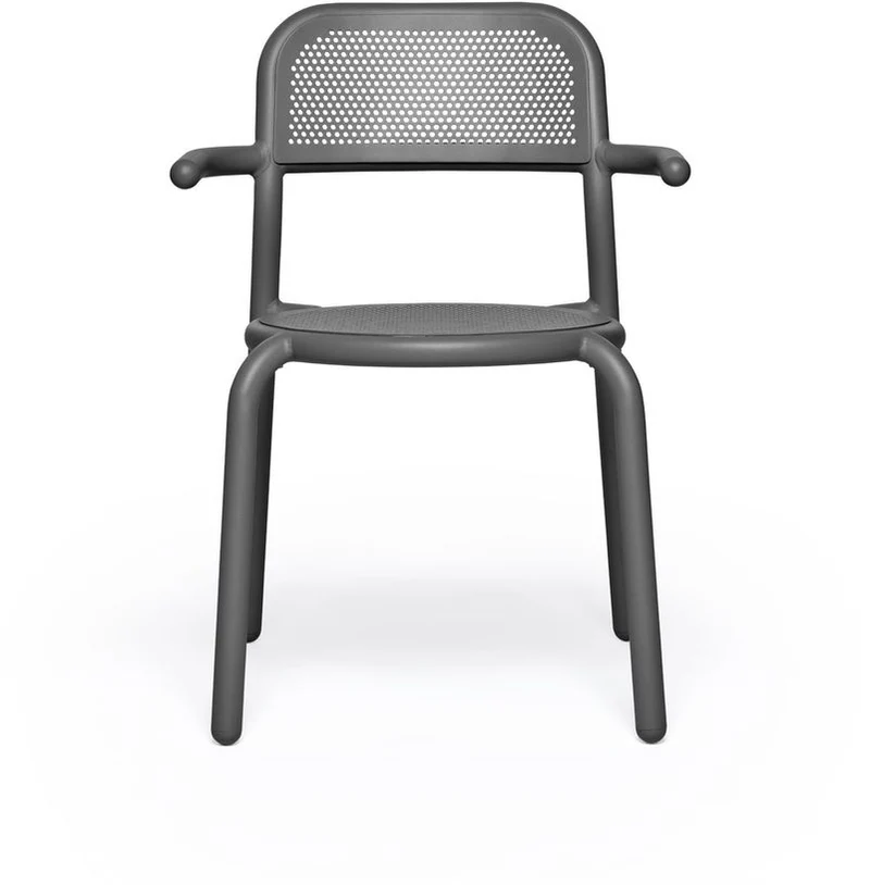 Set de 4 fauteuils anthracites Toni - Fatboy