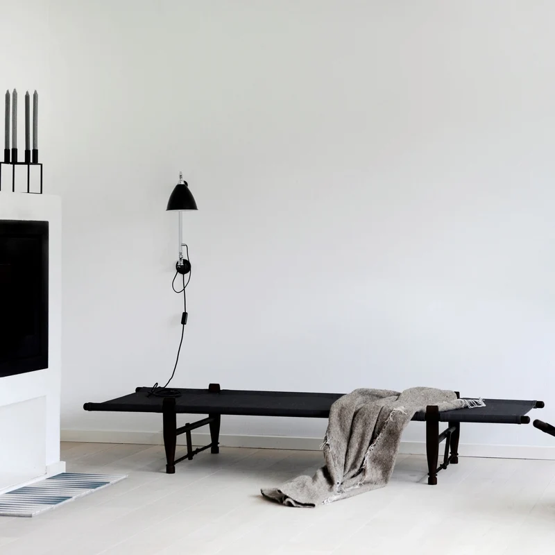 Lit de jour en bois noir OGK Basic - Skovshoved Møbelfabrik & Co