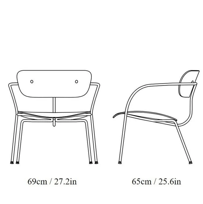 Fauteuil en noyer laqué et tissu Maple AV6 Pavilion - &tradition