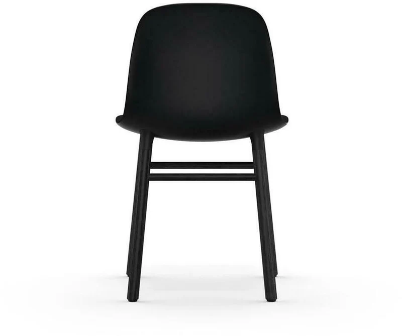 Chaise en bois noir et pp noir Form - Normann Copenhagen