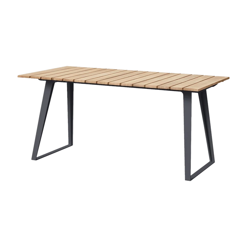 Table à manger en aluminium et teck Copenhagen - Cane-Line