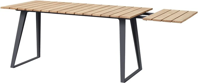 Table à manger en aluminium et teck Copenhagen - Cane-Line