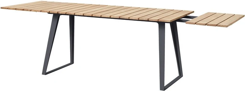 Table à manger en aluminium et teck Copenhagen - Cane-Line