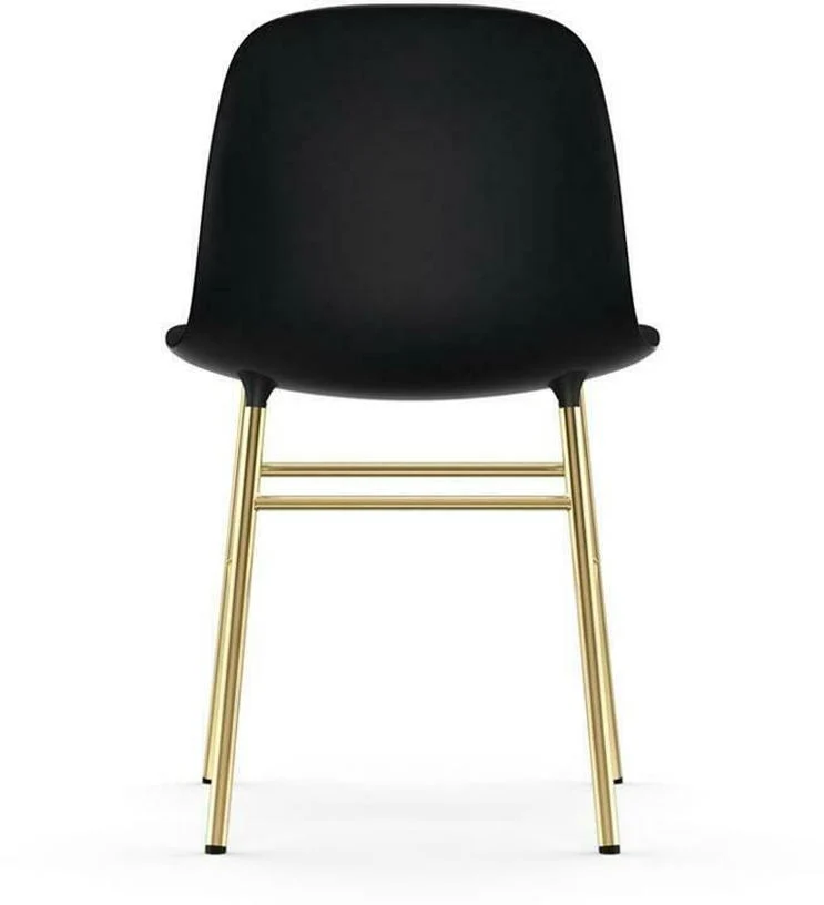 Chaise en laiton et pp noir Form - Normann Copenhagen