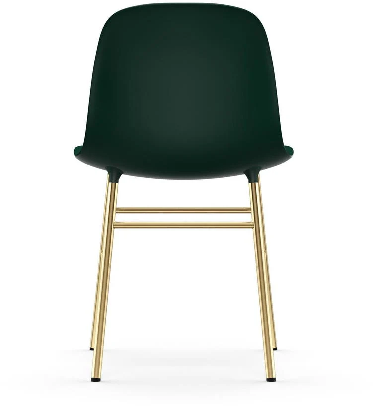 Chaise en laiton et pp vert Form - Normann Copenhagen