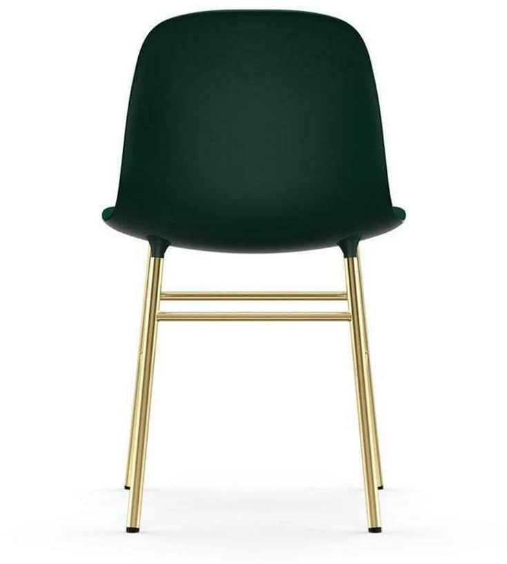 Chaise en laiton et pp vert Form - Normann Copenhagen
