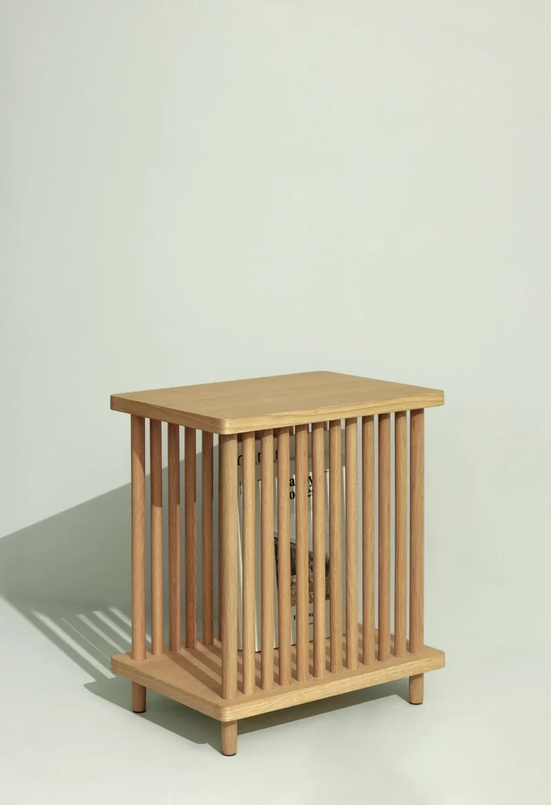Table d'appoint en chêne naturel - Hübsch