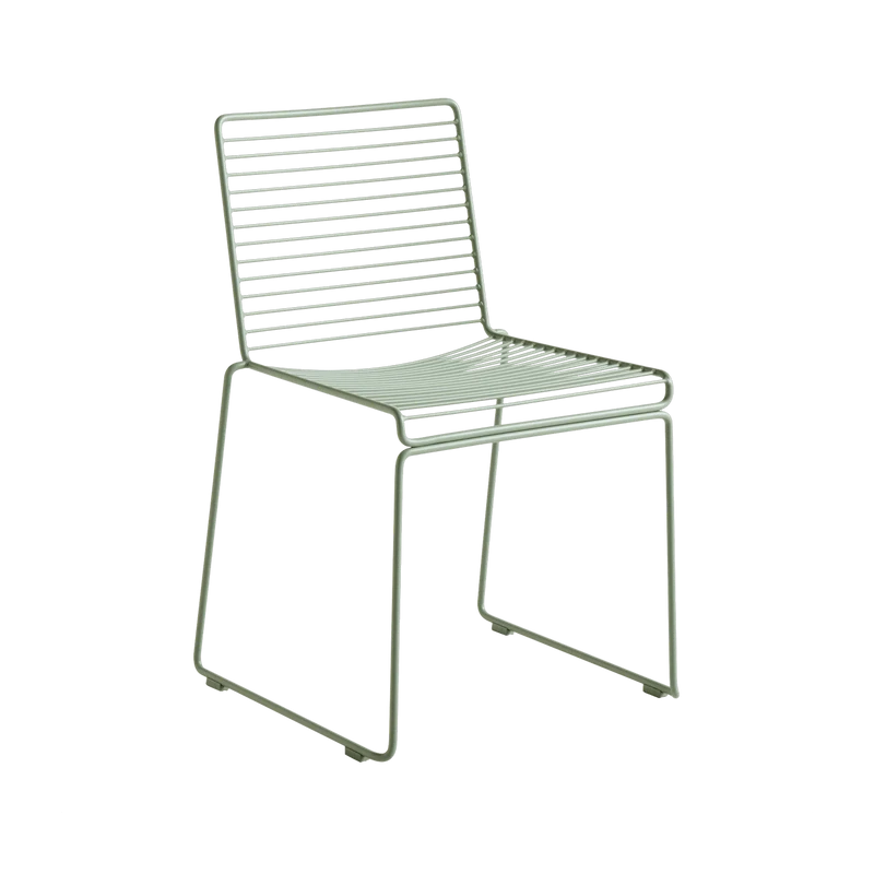 Chaise en métal vert Hee - HAY