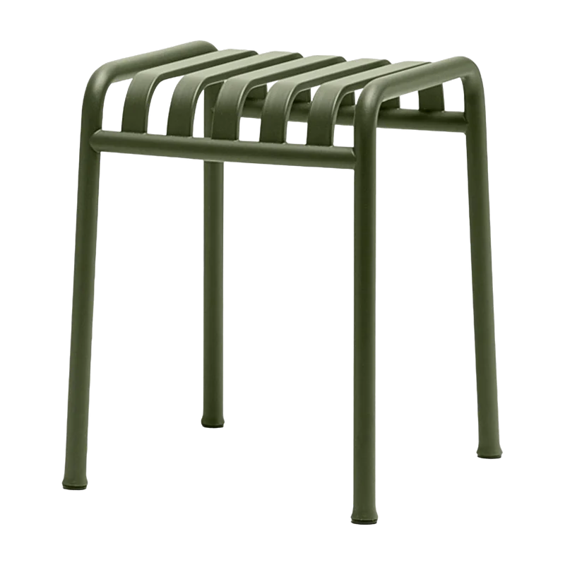 Tabouret en métal olive Palissade - HAY
